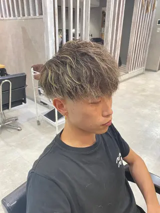 ミディアム カラー メンズ 🐉『メンズ美容師』 吉田龍星🐉のヘアスタイル