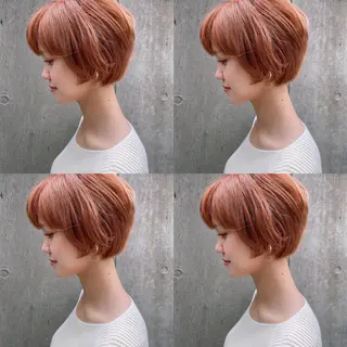 ミディアム カラー ヘアアレンジ 💎yuto💎 ハイトーン/韓国ヘアのヘアスタイル