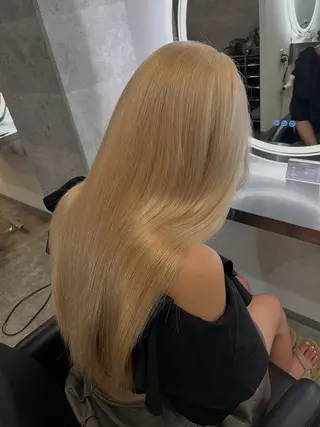 ロング カラー 💎夏葵 ハイライト /デザイン特化のヘアスタイル