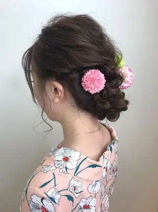 ヘアアレンジ 湯浅 了一のヘアスタイル