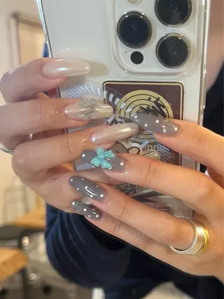 ネイル sio.nail&eyebrow salon shimokitazawa2号店所属・nailist mana𖤐´-のネイルデザイン