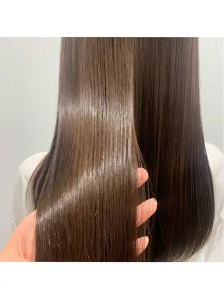 ロング ボブ/美髪矯正 /佐藤　奈巳のヘアスタイル