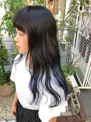 ロング カラー パーマ ヘアアレンジ メンズ キッズ ネイル マツエク・マツパ サロウィン柏所属・神山 昌子のヘアスタイル