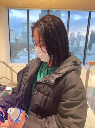 ショート カラー ヘアアレンジ アイブロウ ミニボブ/ブリーチ 🌈MISATOのヘアスタイル