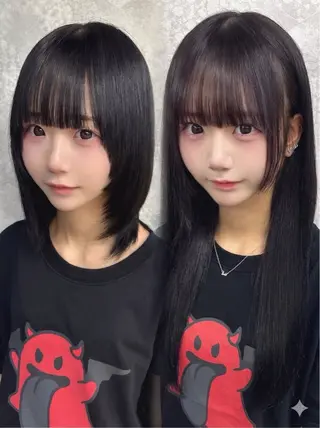 クルミ🤍推し活 🎀ヘアアレンジのヘアスタイル