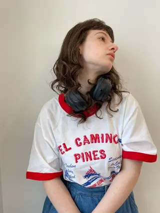 ミディアム パーマ pole所属・【pole】 minaのヘアスタイル