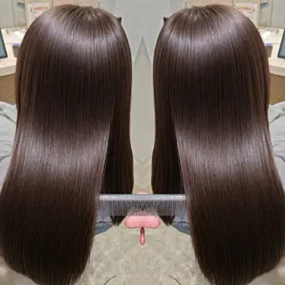 ロング 縮毛矯正✨艶髪　 シノハラ✨髪質改善のヘアスタイル