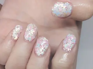 ショート AQUA nailのネイルデザイン