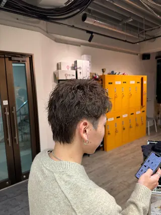 ショート メンズ 林 龍誠のヘアスタイル