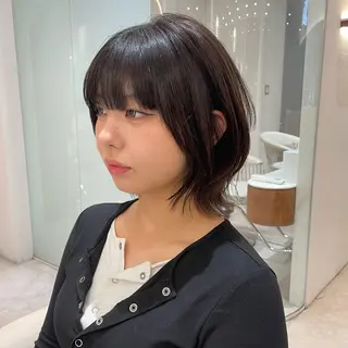 ミディアム カラー 渋谷ボブ特化/ タッセルボブしょうごのヘアスタイル