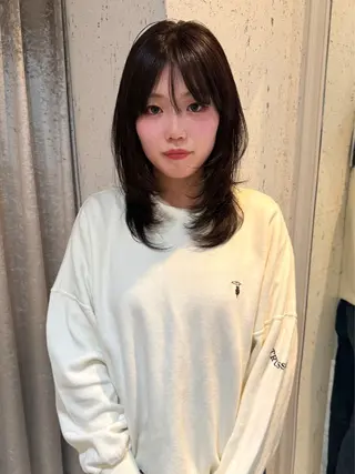 ミディアム カラー パーマ mai / linoah˚✧のヘアスタイル