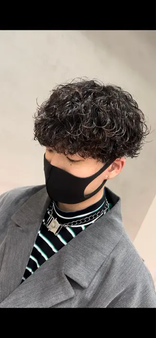 ミディアム カラー パーマ ヘアアレンジ メンズ fifth 黒木のヘアスタイル
