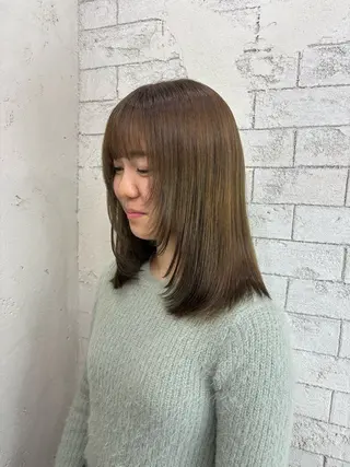 セミロング 韓国レイヤーカット/ 🩶HARUKA🩶のヘアスタイル