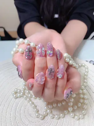 ネイル ネイルサロンAiri 長さ出し·シンプルのネイルデザイン