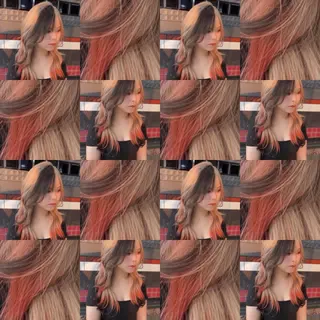 ロング カラー DESIGNSALON LIA所属・問屋町のブリーチデザ イン屋さん🌈ゆうまのヘアスタイル