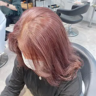 ミディアム カラー 韓国艶カラー🇰🇷 DISCO💙のヘアスタイル