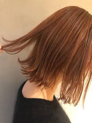 ショート カラー SALOWIN梅田茶屋町店所属・ウルフレイヤーカット /チヒロのヘアスタイル