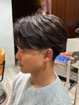 カラー メンズ おもだか がく /レディースカットのヘアスタイル