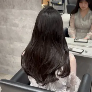 ロング 新宿/韓国メンズ RIKUパーマのヘアスタイル