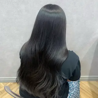 ロング カラー 韓国ヘア/艶髪/ 透明感カラー/つぐみのヘアスタイル