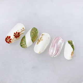 ネイル iroam所属・Keiko🧸 大人可愛いネイルのネイルデザイン