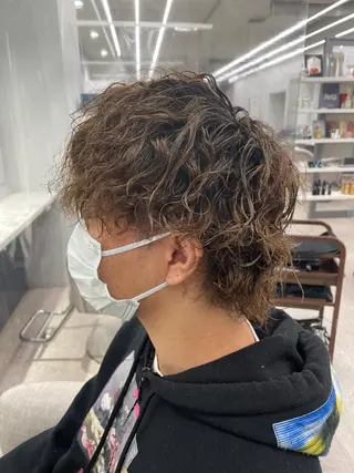 パーマ メンズ メンズスタイリスト✨ 助川龍哉のヘアスタイル