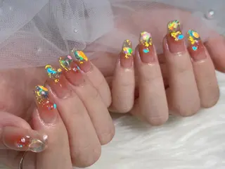 ネイル lucky nail 歌舞伎町のネイルデザイン