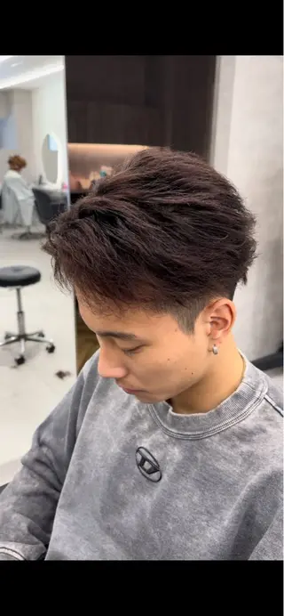 ショート パーマ メンズ geep yutaのヘアスタイル