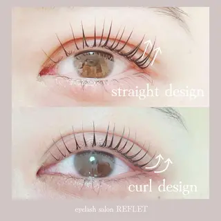 マツエク・マツパ REFLET ルフレのマツエク・マツパデザイン