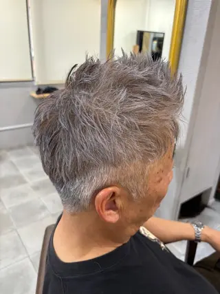 ショート メンズ ❄️中野侑香❄️ ハイライト/ブリーチのヘアスタイル