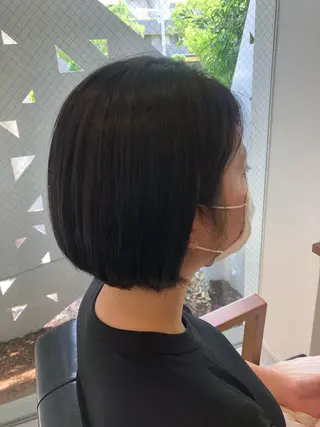 ショート 髪質改善✨️透明感カ ラー✧*。山下さいみのヘアスタイル
