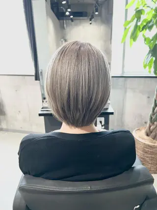 ショート カラー ヘアアレンジ _WHITE京橋店所属・髪質改善_WHITE RYUSUKEのヘアスタイル