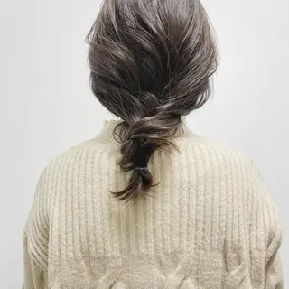 ミディアム カラー HARUNA🤍 大人ショートヘアのヘアスタイル