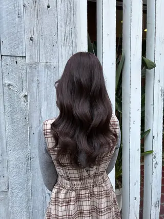 ロング カラー 梅原 姫🍬🐰のヘアスタイル