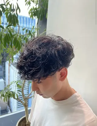 パーマ メンズ stair : case 銀座店所属・stair:case 🌱安藤風香🌱🦖のヘアスタイル