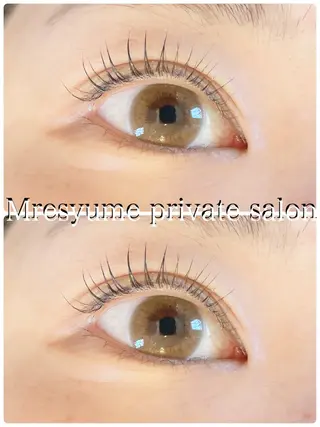 マツエク・マツパ Mresyume MAYUのマツエク・マツパデザイン