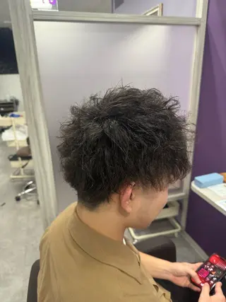 パーマ メンズ 川口 真人のヘアスタイル
