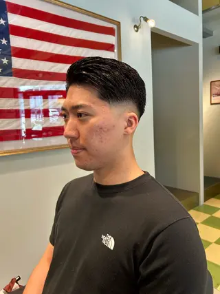 ショート メンズ LOSOME CUT WORKS所属・鈴木 航のヘアスタイル