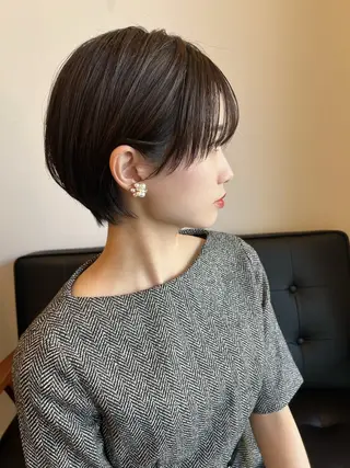 ショート カラー ショート、ボブ シマダマサトのヘアスタイル