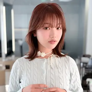 ミディアム 大嶋 伸吾のヘアスタイル