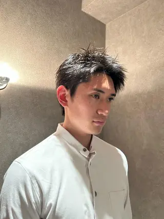 ショート メンズ メンズヘア/透明感 カラー/ayatoのヘアスタイル