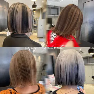 ショート カラー 博多/ブリーチ/レイ ヤーカット/莉子のヘアスタイル