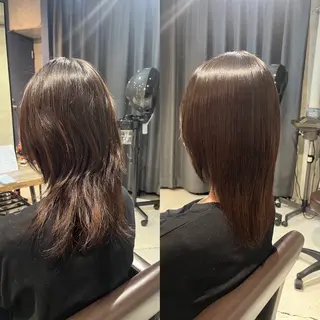 セミロング AInoa Hanare所属・【髪質改善】市原 詩織のヘアスタイル