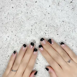 ミディアム カラー パーマ ヘアアレンジ メンズ キッズ ネイル マツエク・マツパ Salon Ｋのネイルデザイン