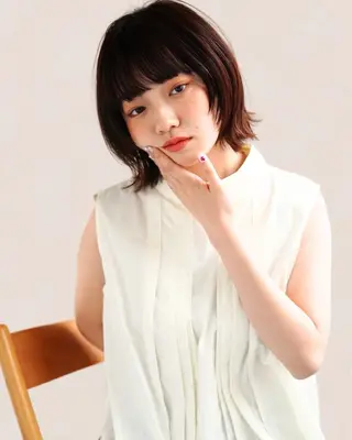 ショート カラー 銀座⚜️【脱白髪染め 美髪矯正】トグチのヘアスタイル