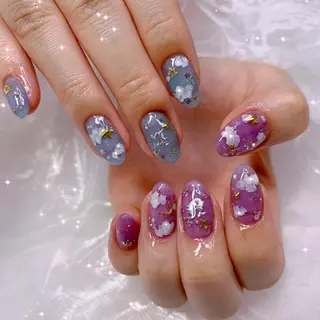 ネイル La neige* yuki 🥯🍑のネイルデザイン