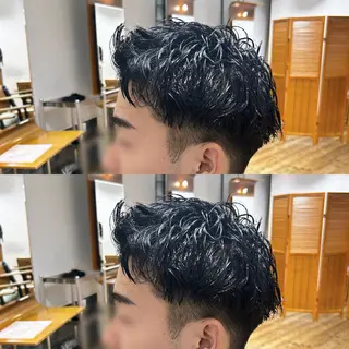 ショート パーマ メンズ Koki☘️/ メンズ特化のヘアスタイル