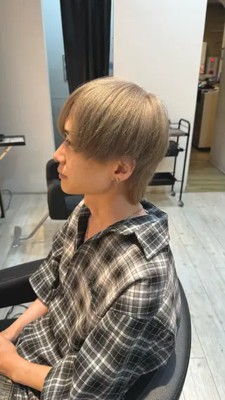 カラー メンズ rinko/メンズ/ ブリーチカラー/栄のヘアスタイル