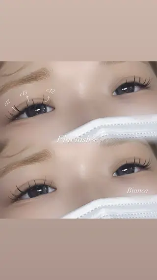 マツエク・マツパ Bianca 荻窪 RINAのマツエク・マツパデザイン