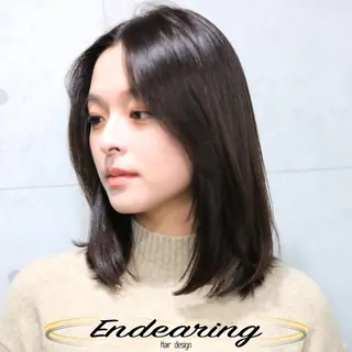 ミディアム Endearing 銀座/レイヤーカットのヘアスタイル